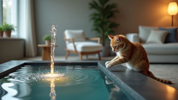 Hydratation du chat : le rôle méconnu de la fontaine à eau