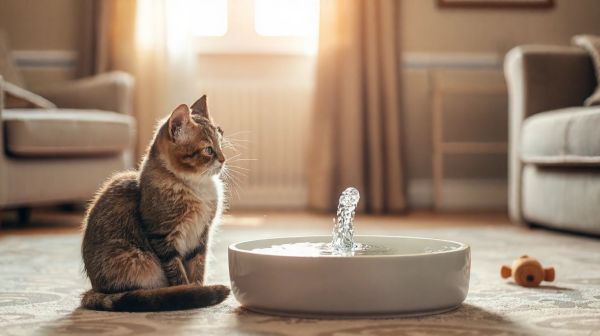 Les fontaines à eau : boostez l'hydratation de votre chat
