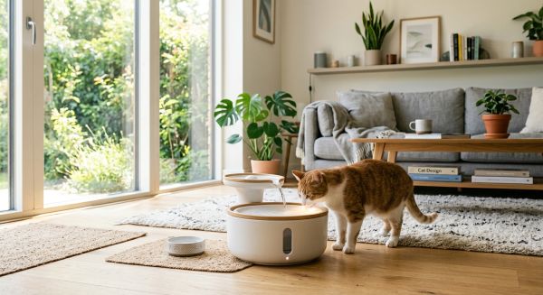Les fontaines à eau : boostez l'hydratation de votre chat